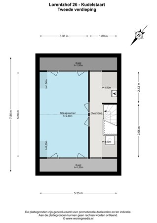 Floorplan - Lorentzhof 26, 1433 LT Kudelstaart